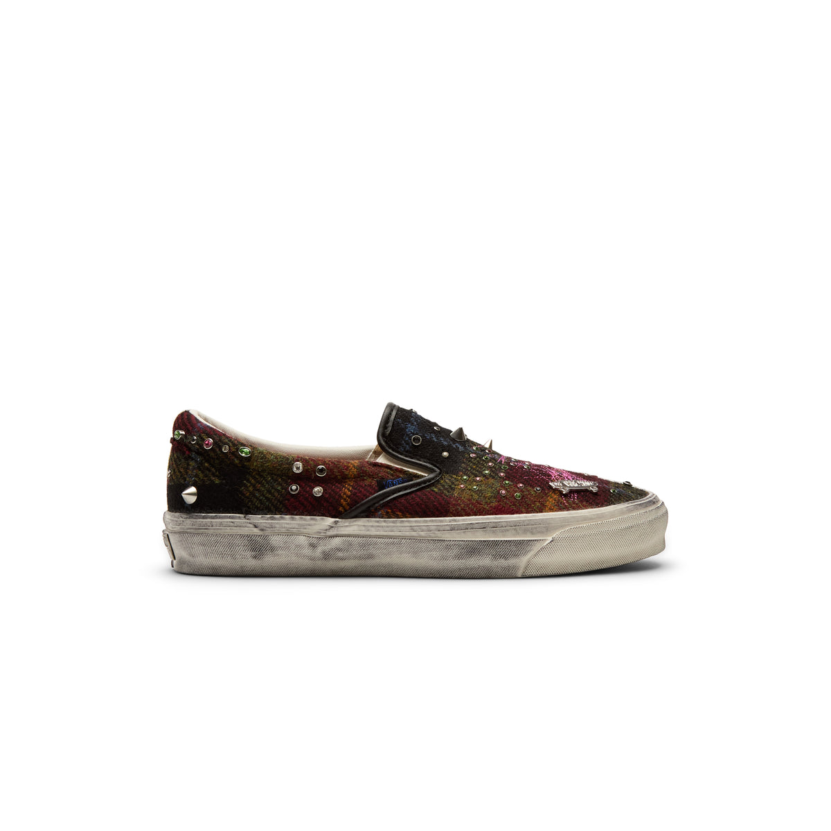 Vans LX Classic Slip On 98 Harris Tweed (Harris Tweed Red/Multi)