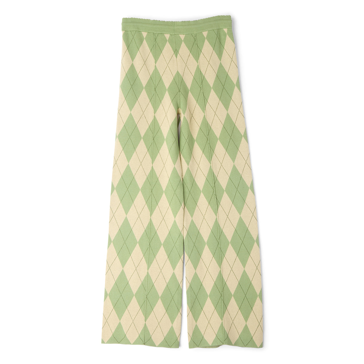 House of Sunny Argyle Lounge Pant (Matcha)